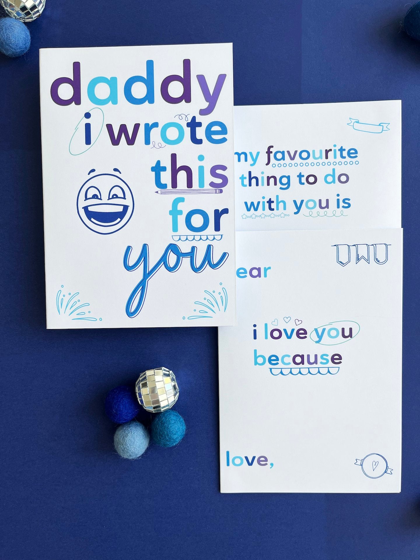 Dad I Wrote This Card